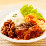 ハンバーグセット&ポークジンジャー 【深夜】(ハンバーグとチキンカツレツ 六本木 八番館)