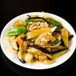 肉茄子炒め Meat and Eggplant Stir-Fry（中華料理上海亭 木場店）