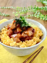 炒飯プレート(鶏肉辛味噌)（台湾丼專門店）