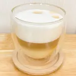 焙煎したての生カフェラテ(手造りデザートのカフェ ヒュッゲ cafe&studio Hygge)