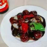 黒酢団子(中華料理錦楽軒)