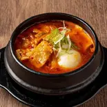 豚キムチドゥブ Pork Kimchi Sundubu（早稲田のスンドゥブ屋 春花）