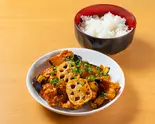鶏の黒酢あん弁当【menu限定】(味咲家)