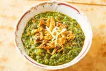 きのこ パラクカレー Mushroom Palak Curry (Vegan)(野菜を食べる自然派カレー ナタラジ 荻窪店)