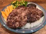 ダブルビーフハンバーグステーキ(1ポンド)454g DOUBLE BEEF HAMBURG STEAK（BURGERLION MEAT CRUSADERS）
