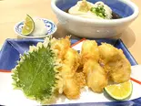 とり天ぶっかけうどん(冷)（本格手打もり家東京店）
