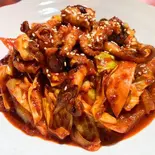 チュクミ炒め(イイダコ) 쭈꾸미볶음（扶餘 プヨ 電力ビル店）