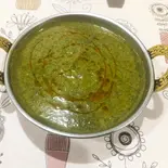 ほうれん草プラウンカレー Horenso Prawn Curry（インド・ネパールレストラン シバサクティ）
