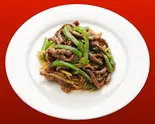 牛肉とピーマンの細切り炒め(梅蘭 ゲートシティ大崎店)