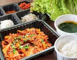ジェユクボクム定食(にっこりマッコリ高田馬場店)