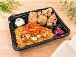 から揚げ＆キムチ炒飯弁当（唐揚げ総本家 から丸 成増店）
