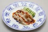 蒜泥白肉-蒸し豚のニンニクソース（中國菜 老四川 飄香 飄香小院(六本木店)）