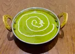 ほうれん草チキンカレー Spinach Chicken Curry（Kutumba Indian ＆ Nepali Restaurant）