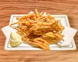 ごぼうのカリカリ揚げ(自家製ピザの新美家)