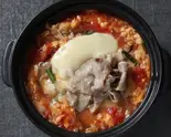 ぶたトマトチーズ雑炊 Pork Tomato Cheese Rice Porridge（【出汁の旨みとたっぷり具材】雑炊の気分 池袋東口店）