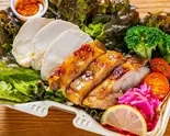 相盛りチキンのサラダ【ACS】（【もっちり玄米と低脂質チキン】とりげん食堂 巣鴨駅前店）
