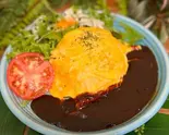 オムライス デミグラス (Omelette Rice with Demi-Glace)（魔法のパンケーキ ブランチ横浜南部市場店）