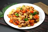 鶏肉のピリ辛炒め Spicy Chicken 辣炒鸡肉（福泰厨房 島忠ホームズ草加舎人店）
