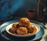 石锅狮子头/獅子頭の醤油煮(丁記美食城)