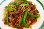 チンジャオロース(牛肉)（松楽菜館）