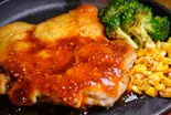 ステーキソースハーフチキンステーキ弁当(120g)Steak sauce Chicken Steak Box（【チキンステーキ弁当】Master Of Chicken～錦糸町店～）
