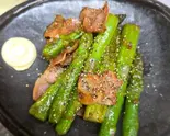 アスパラベーコン（焼き鳥居酒屋チキンハート駒川中野店）