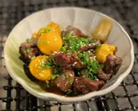 甲府名物 鶏のもつ煮（地鶏屋くらうどり）