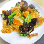 35.キクラゲ豚肉玉子炒め(木须肉)（湘逢中華料理）
