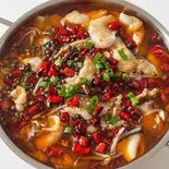 42.四川風白身魚煮込み(水煮鱼)（湘逢中華料理）