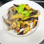 49.ナスの甘酢風炒め(风味茄子)（湘逢中華料理）