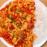 70.トマトと玉子の炒め丼(西红柿炒蛋盖饭)（湘逢中華料理）