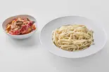 牛肉唐辛子辛炒め＆手打ちラグメン/Spicy Beef Laghman/辣皮子牛肉拌面（Halal町工場Karghay）