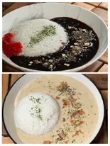 【極★2種】白・黒の2種カレー（curry＆burger Greco）