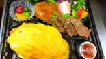満足オムライスとマイルド和牛ハンバーグと和牛焼肉（レストラン四季彩）