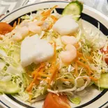 シーフードサラダ seafood salad（ニューナマステインディアンレストラン）
