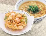 かき揚げうどん（うどんウエスト吉塚駅前店）