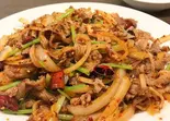 羊肉のクミン炒め（山東菜館）