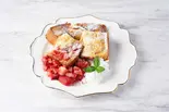 ストロベリーフレンチトースト（ハヌルカフェ）