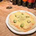 明太子とアボカドのピザ(Dininng bar chacha)