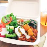 ランチボックスセットドリンク「オリジナルブレンドコーヒー(ice)」（cafe＆market くまと文鳥）