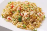 カニ炒飯大盛り（西安料理 張家 恵比寿店）