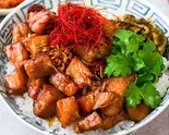 特製豚角煮のルーローハン Lu Rou Fan(魯肉食堂(ルーローショクドウ) 鶴見店)