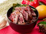 TV放送された！(大・牛ハラミ約150g)やわらか牛ハラミ丼（ハラミ・ローストビーフ丼 ハラミと米 心斎橋本店）
