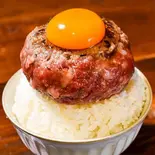【新商品!!!】和牛ハンバーグ丼(ミートイートアップ吉祥寺店)