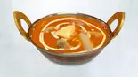 シーフードバターカレー (Seafood Butter)（インドネパールレストランタージマハル(新大阪)）