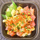 ピリ辛バラユッケ(笹舟丼丸 仲宿店)