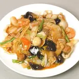 五目あんかけ 硬焼きそば(青樺)