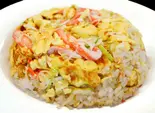 カニカマ入りレタスチャーハン(蟹肉棒生菜炒饭)（千葉餃子 船橋店）