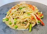 水竹と豚肉の細きり炒め（串門‐創作中国料理）