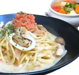 イカと明太子のブラウンクリームソースセット（湊川イタリアン ソラレ）